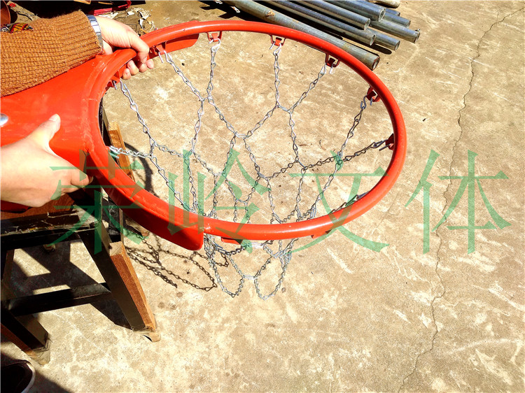 Giỏ kim loại net lưới sắt mạ kẽm giỏ net bóng rổ net giỏ net net giỏ net 12 móc kéo dài quần áo bóng rổ cho bé	