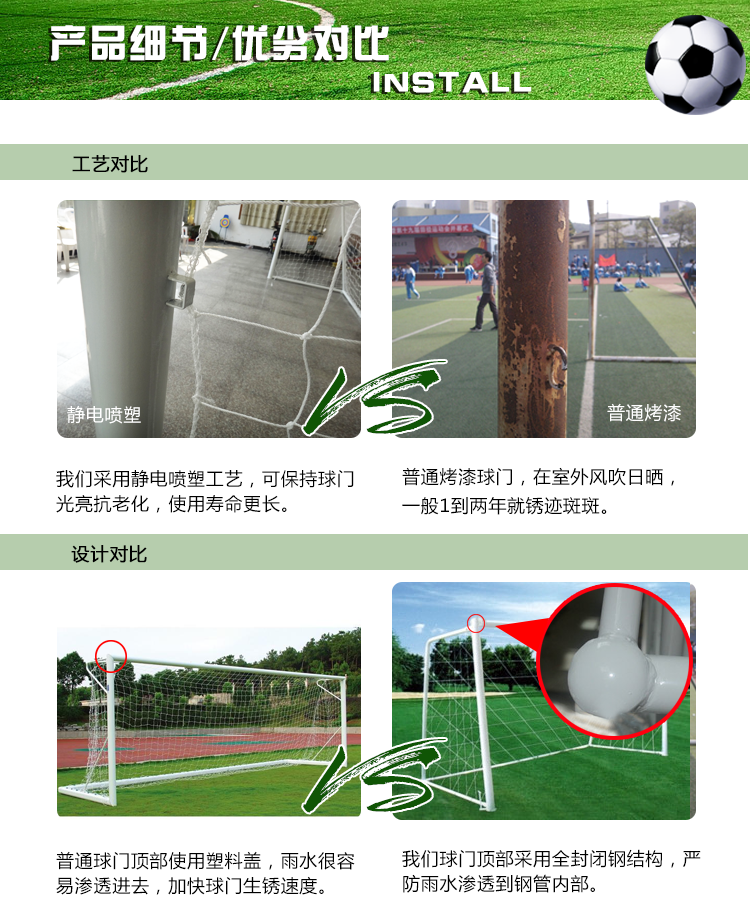 Tiêu chuẩn cạnh tranh 5-a-side 7-a-side năm-a-side bóng đá khung mục tiêu con thanh niên bóng đá khung mục tiêu dành cho người lớn tháo gỡ 	bán tất đá bóng trẻ em	