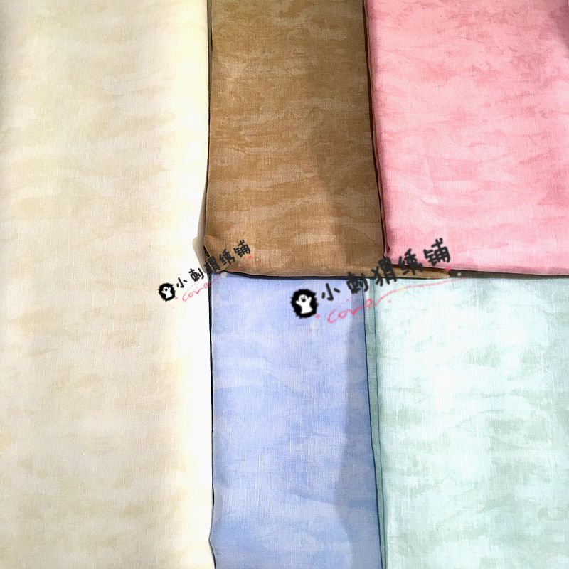 German ZW embroidered 32ct dazzling green and colorful blue dazzling coffee dazzling red spot