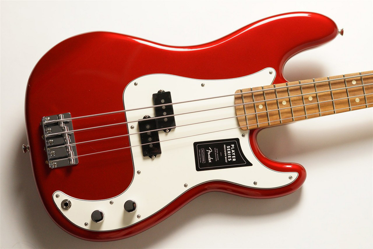 Fender芬德 Player玩家Precision Bass电贝斯贝司糖果苹果红墨芬