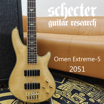 Schecter Scott Omen EXTREME-5 wood color 5 string bass electric bass 2051