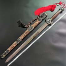Longquan Taijiquan Sword 100 Dragon Swords Collection Sword Collection Sword Decoration Knife Sword Hard Sword Unopened Blade