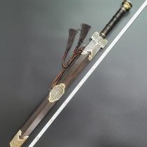 Qin imperial sword Longquan Changrong Baojian sword hard sword manufacturer direct selling martial arts knife sword unopened