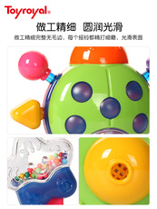 Погремушка toyroyal日本皇室手摇铃牙胶 安全可咬高温消毒 新生儿宝宝0-1岁