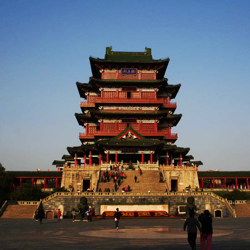 The DandeLion Nanchang Postcard Teng Wangkaku Landmark