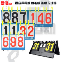 Basketball game scoreboard scoreboard score card new whale turn card table tennis badminton points card electronic card