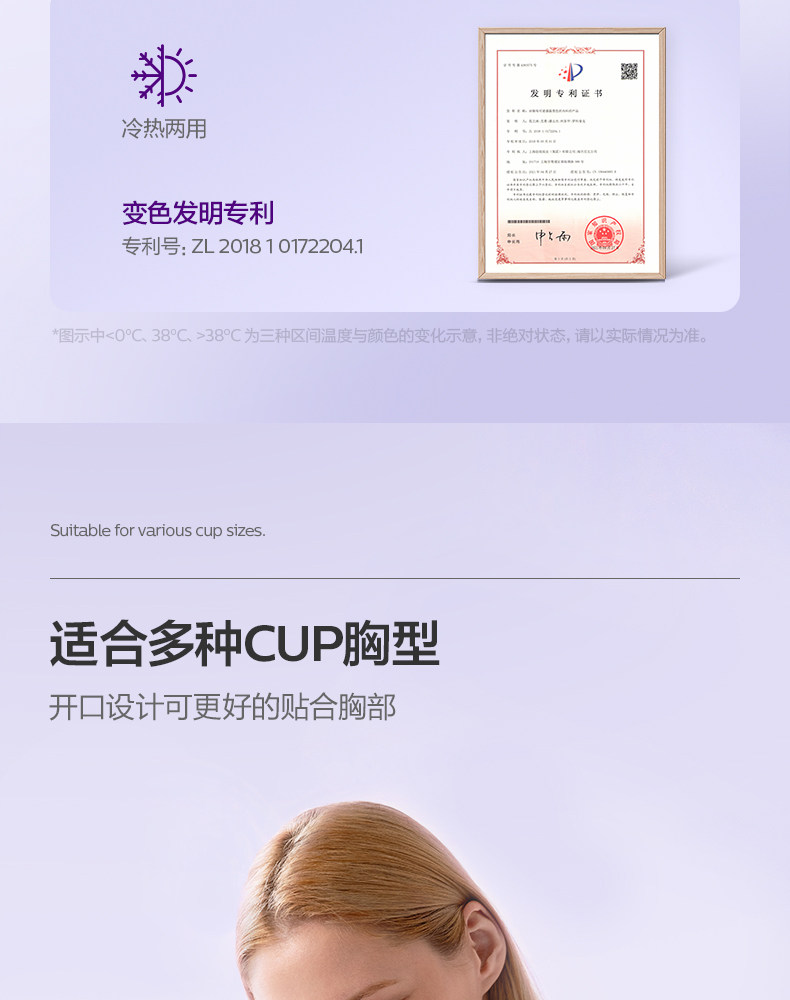 飞利浦新安怡乳房冷热敷垫哺乳开奶舒胀舒缓胸部涨奶通奶疏通乳贴 — 11