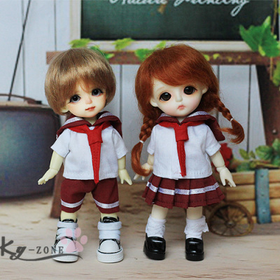 taobao agent BJD baby clothing student school uniform sailor service 1/8 16cm size