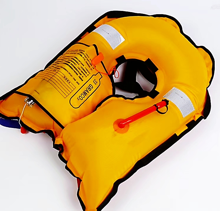 Portable adult fully automatic inflatable life jacket professional fishing inflatable type automatic scarf belt-Taobao