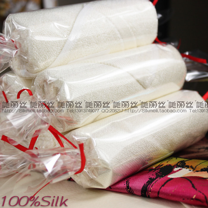 Natural silk towel square towel bath towel beauty wash towel mulberry silk towel 18 kinds of amino acids to help you wash your face
