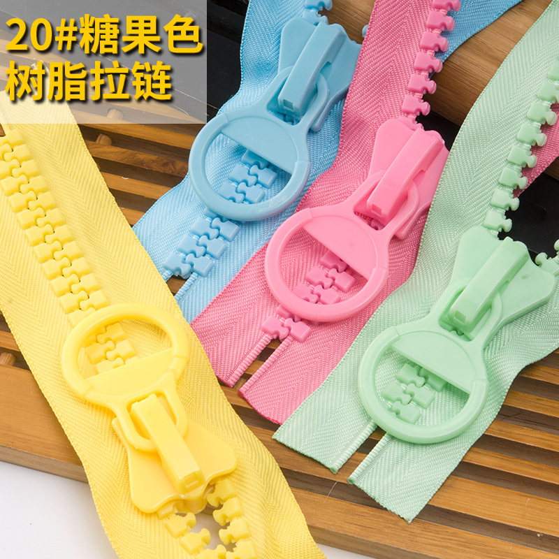 Bonus 20 Resin Large Zipper for Handmade DIY Bags, Decoration, Backpacks, Large Pencil Cases, Extra-Large Zipper Without Stopper