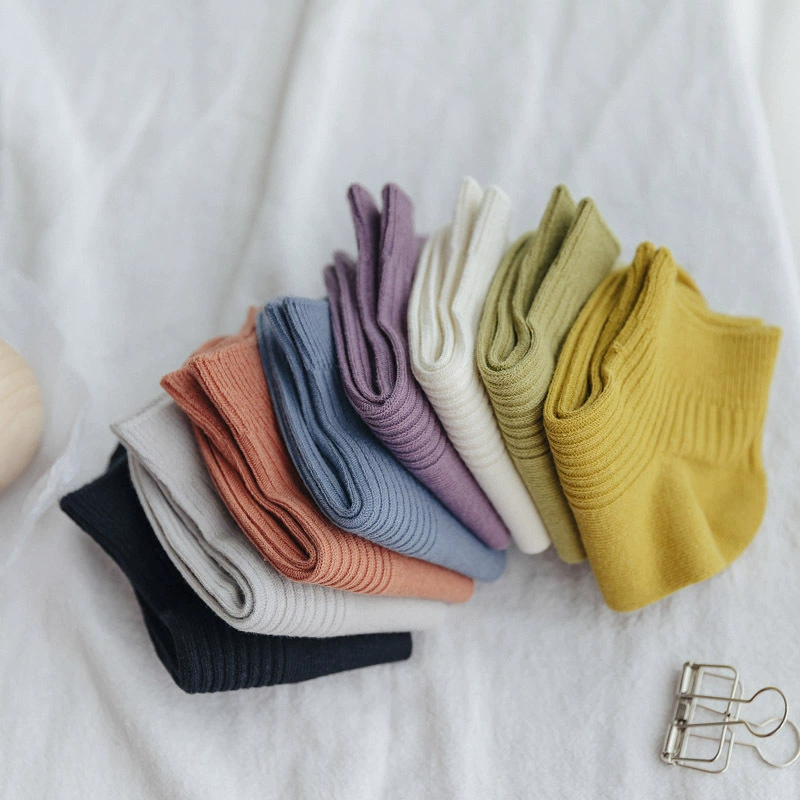 Tất nữ, tất cotton, tất thuyền nữ cotton, không tụt gót, chống vón, tất thuyền sọc dọc, tất bông xoắn - Vớ sợi tre