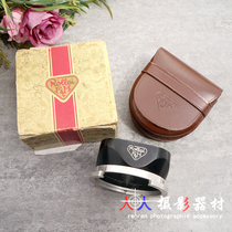 Rollei dual reverse camera Lulai 2 8f 3 5F with hood filter lens cover close range