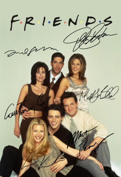 Old Friend Six Pedestrian's Friends Rachel Chandler Joey Monica Signature Photo #3