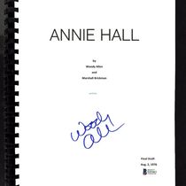 Woody Allen Woody Allen autographed Annie Hall script with certificate