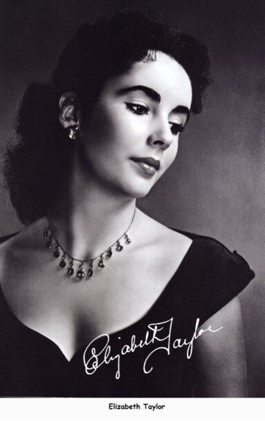 Elizabeth Taylor Elizabeth Taylor Signature Photo #1-Taobao