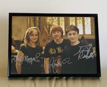 Harry Potter Harry Potter 3 starring actors signed photos Emma Daniel with photo frames