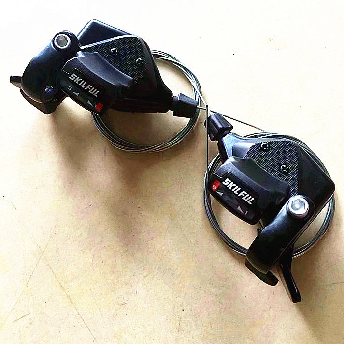 Climbing bike Folding Bike means dial 2427 Speed 8 9 10 Speed finger plunder two means dial left and right transmission