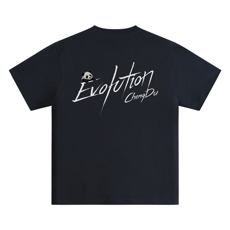 Evolution Chengdu Panda Support Edition 2026 Nicholas Tse Evolution Concert Pure Cotton Short Sleeve T-Shirt