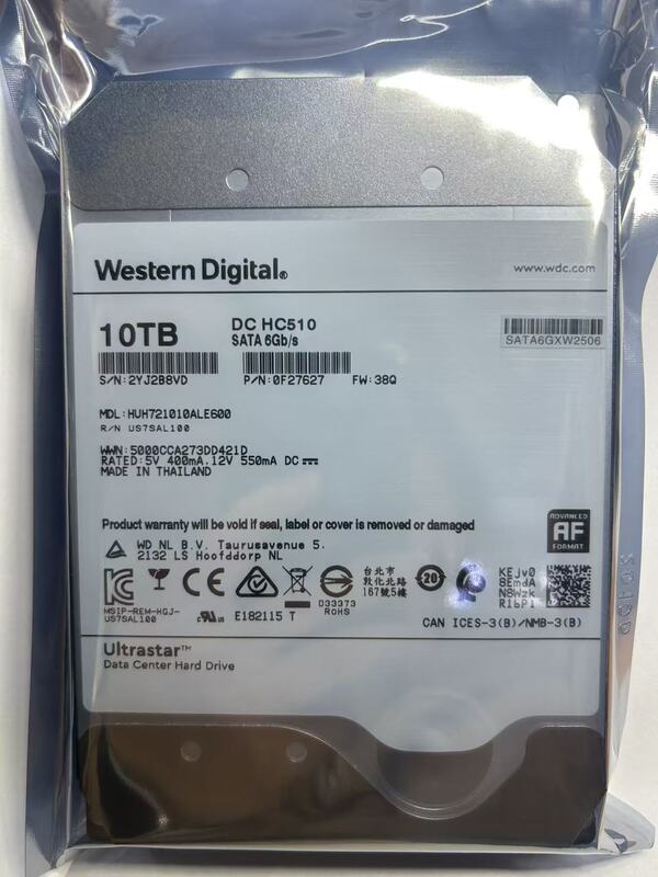 Western Digital 10Tb Monitoring Hard Drive Wd Western Digital 10Tb Hc510 Enterprise-Level Hard Drive Huh721010Ale600