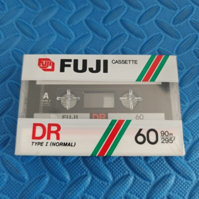 FUJI DR60 первоклассная новая нераспечатанная коллекция ностальгических аудиокассет (см. описание!)
