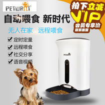 Paiwan Pet Automatic Feeder Dog Ration Dog Food Cat Food Intelligent Timing Pitcher Cat camera