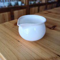 Special price Jingdezhen pure white glaze small fair cup tea set tea set
