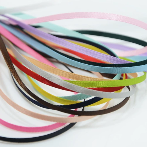 Аксессуар для волос ручной работы, аксессуары, детская двусторонная лента, 16 цветов, 3мм