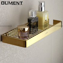 Golden bathroom basket bathroom bathroom wall mount wall mount all copper shower room rack