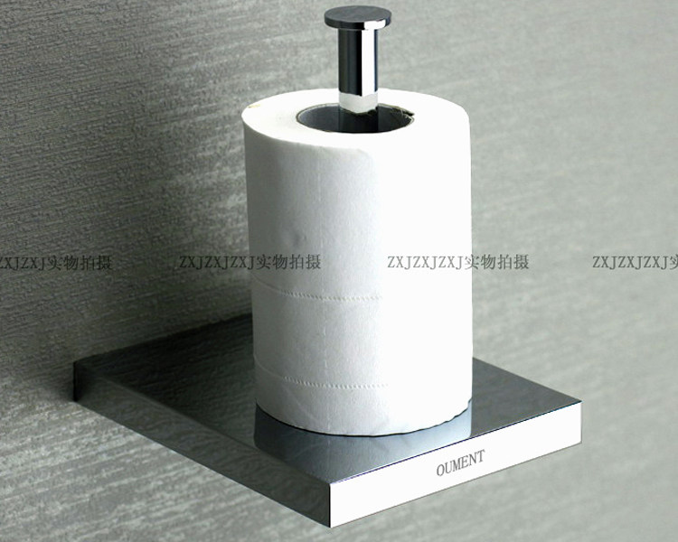 All-copper erect paper towel rack Makeup Room Spare Toilet Paper Racks for mobile phone Toilet Rolls Toilet Rolls Toilet Paper Shelve