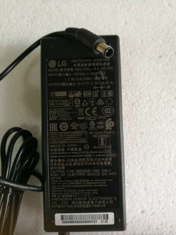 Lg Original Ads-110Cl-19-3 190110g 19V5.79A Hx350T Power Adapter