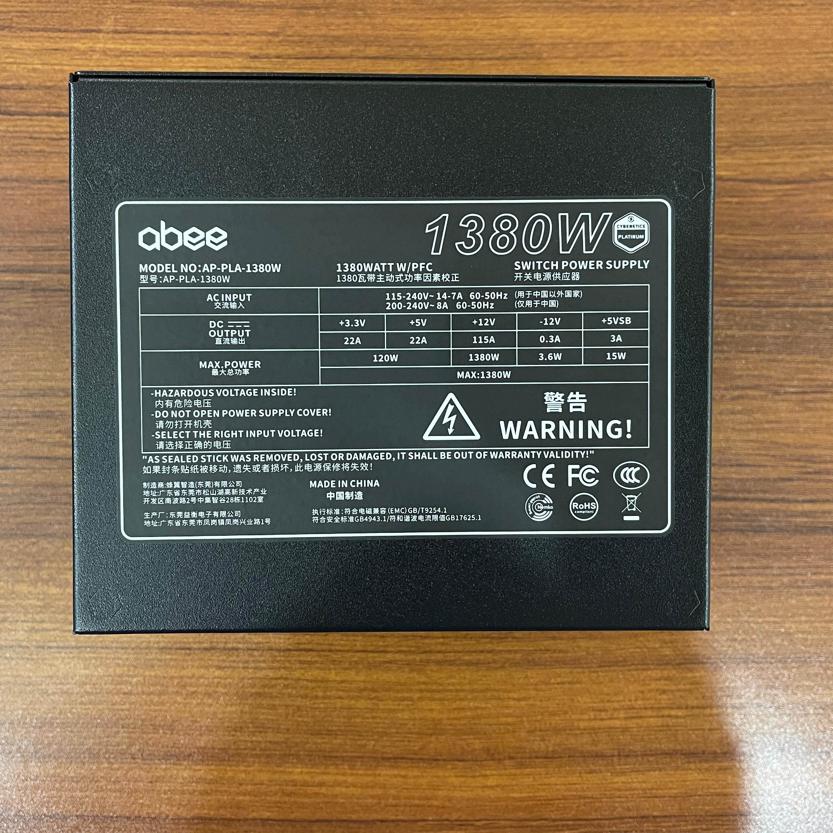 Блок питания Abee Platinum 1380 Вт