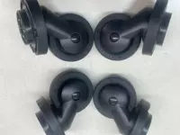 Черный набор из 4 инструментов