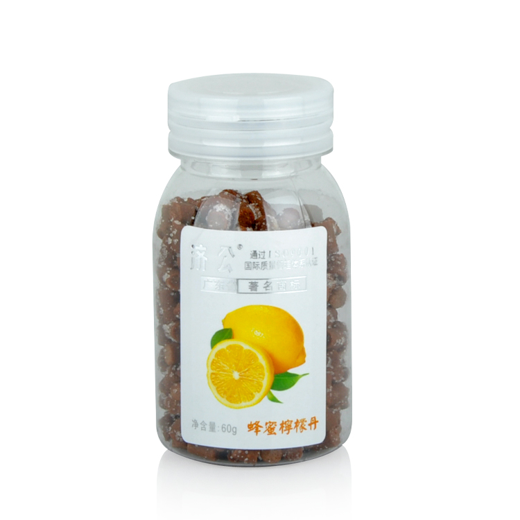 济公蜂蜜柠檬丹老鼠屎盐咸金枣 60g/瓶