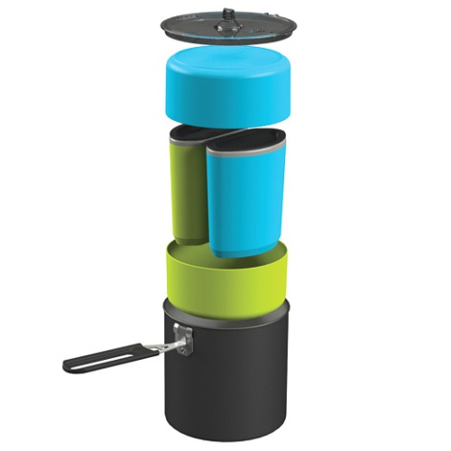 MSR Trail Lite Duo System outdoor set pan single pot double bowl cooking system