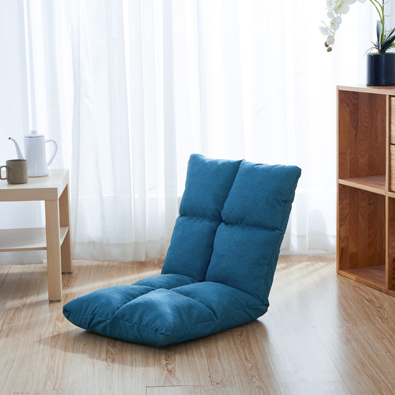 Lazy tatami cushion backrest integrated foldable removable household floor cushion plus thick bed computer cushion