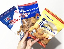 Cai Wenjing recommends Japanese Nomura vegetable oil coarse grain biscuits daily salt childrens snacks Net red small round cake