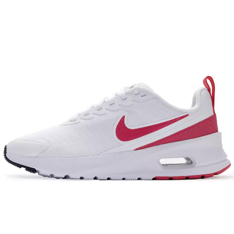 Nike Air Max Nuaxis White and Pink Women's Comfortable and Versatile Low-Top Sports and Casual Shoes Hf1233-100