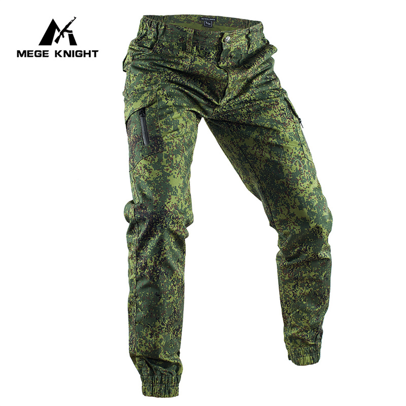 MEGE Russian military camouflage pants men's fall Army version Field tactical bunches Outdoor Climbing Russian Trousers Waterproof-Taobao