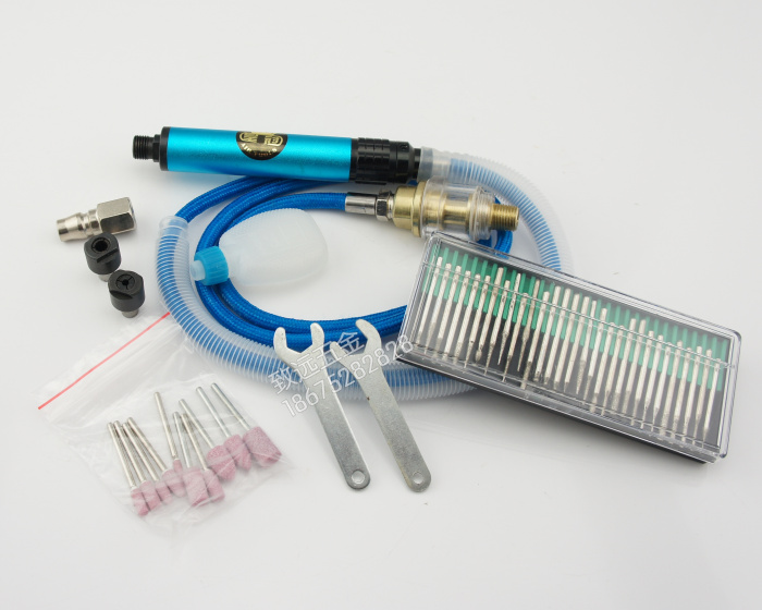 Original Taiwan Crown 3mm 6mm wind grinding pen pneumatic engraving grinding machine pen grinding machine polishing pen to send grinding head
