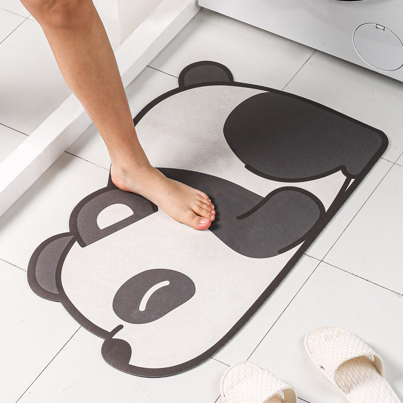 Kawashimaya bathroom floor mat toilet powder room door absorbent non-slip mat carpet door mat door quick-drying foot mat
