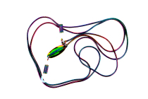 WILDLUDT Burn Babylon Down Long Lasting Color Sunglasses Glasses Companion Stainless Steel Glasses Chain