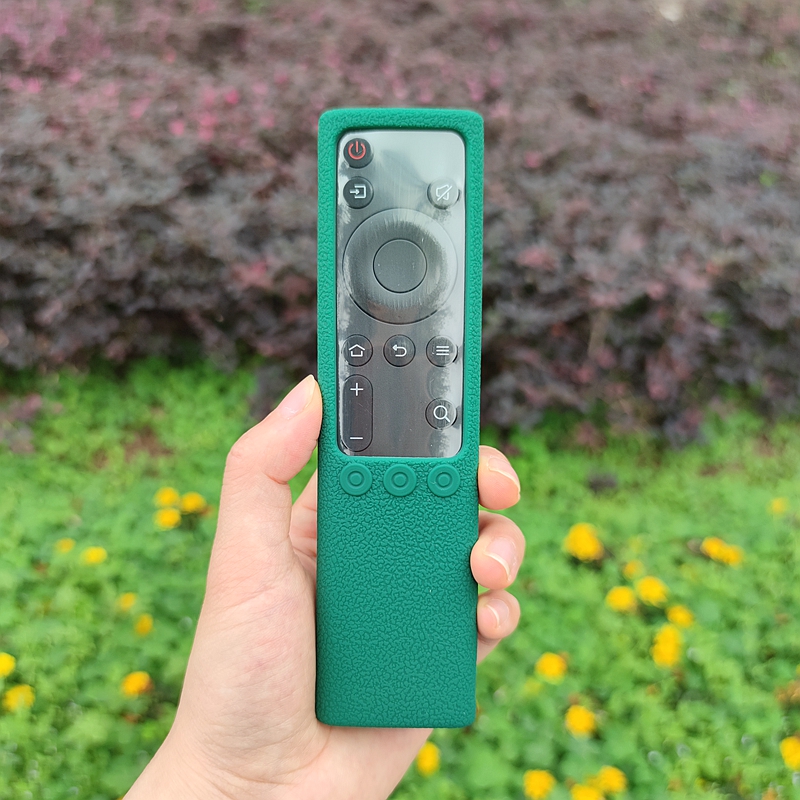 Crewy TV remote control protective sheath Cool open YK-8600J remote control sleeve high-definition transparent dust cover thickened anti-fall