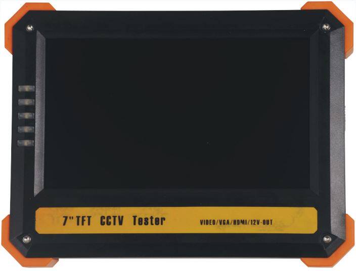 Surveillance engineering treasure X41W security engineering treasure network camera test 12V 2A output 7 inch screen