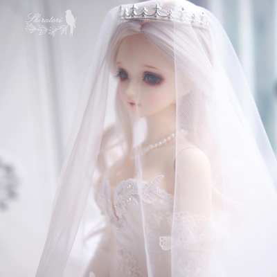 taobao agent 1/3 BJD SDGR/SD16 ※ Pearl ※ True silk fishtail wedding embroidered dress dresses [customized]