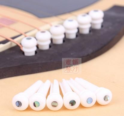 Folk ballad guitar string nail bone string vertebra ebony solid string vertebral pure copper string nail guitar string nail plastic steel string nail