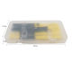 Flat plate manual plastic sandpaper clip semicircular sandpaper roll rod aluminum sandpaper board sandpaper holder polishing tool