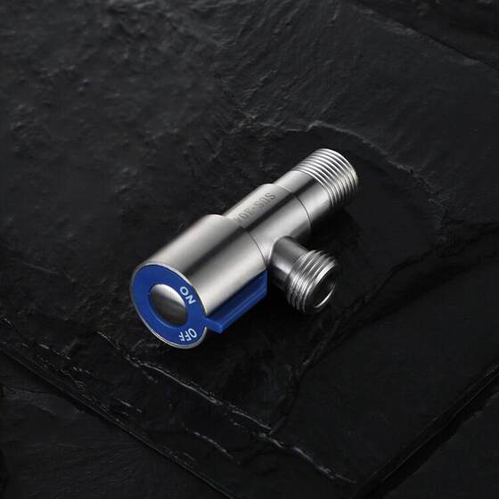 三角阀304不锈钢浴室卫生间冷热厨房加厚冷热角阀厨用马桶