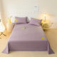 Autumn and winter cotton thickened bed sheets single-furry solid color simple bedding single piece bed sheet right angle Nantong home textile