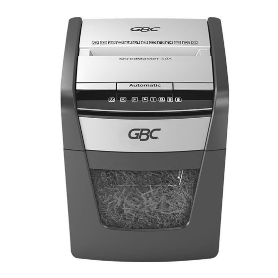 杰必喜GBCAuto+50X全自动碎纸机4级保密办公商用文件粉碎机